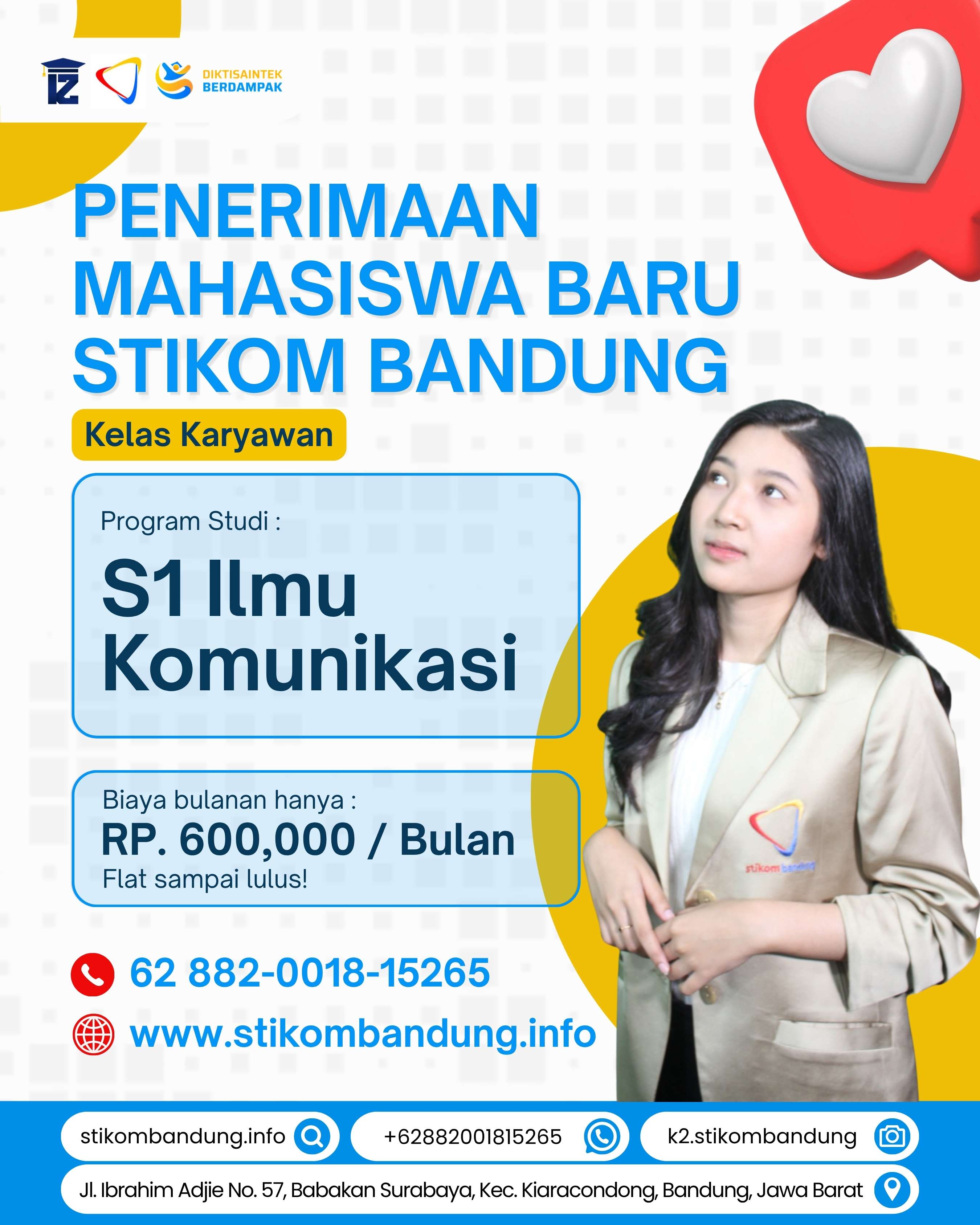 Peneriamaan Mahasiswa Baru STIKOM Bandung Kelas Karyawan
