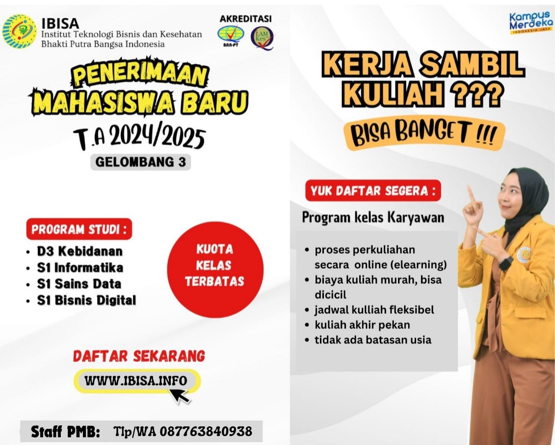 Biaya Kuliah Online IBISA Purworejo