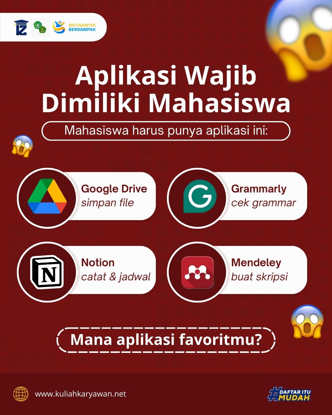 Aplikasi Wajib Di Miliki Mahasiswa Agar Kuliah Lancar