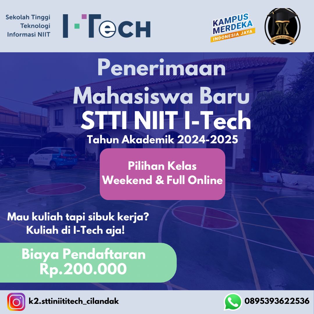 Kuliah IT di Kampus STTI NIIT I-Tech Jakarta Selatan