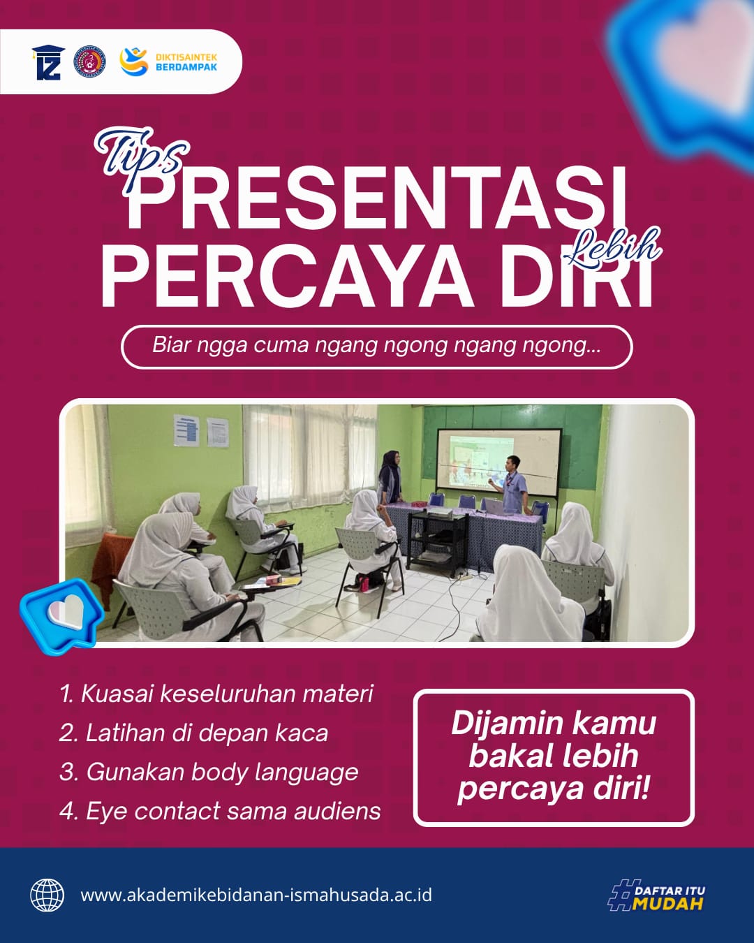 Percaya Diri Kuliah Di Akbid Isma Husada Cirebon
