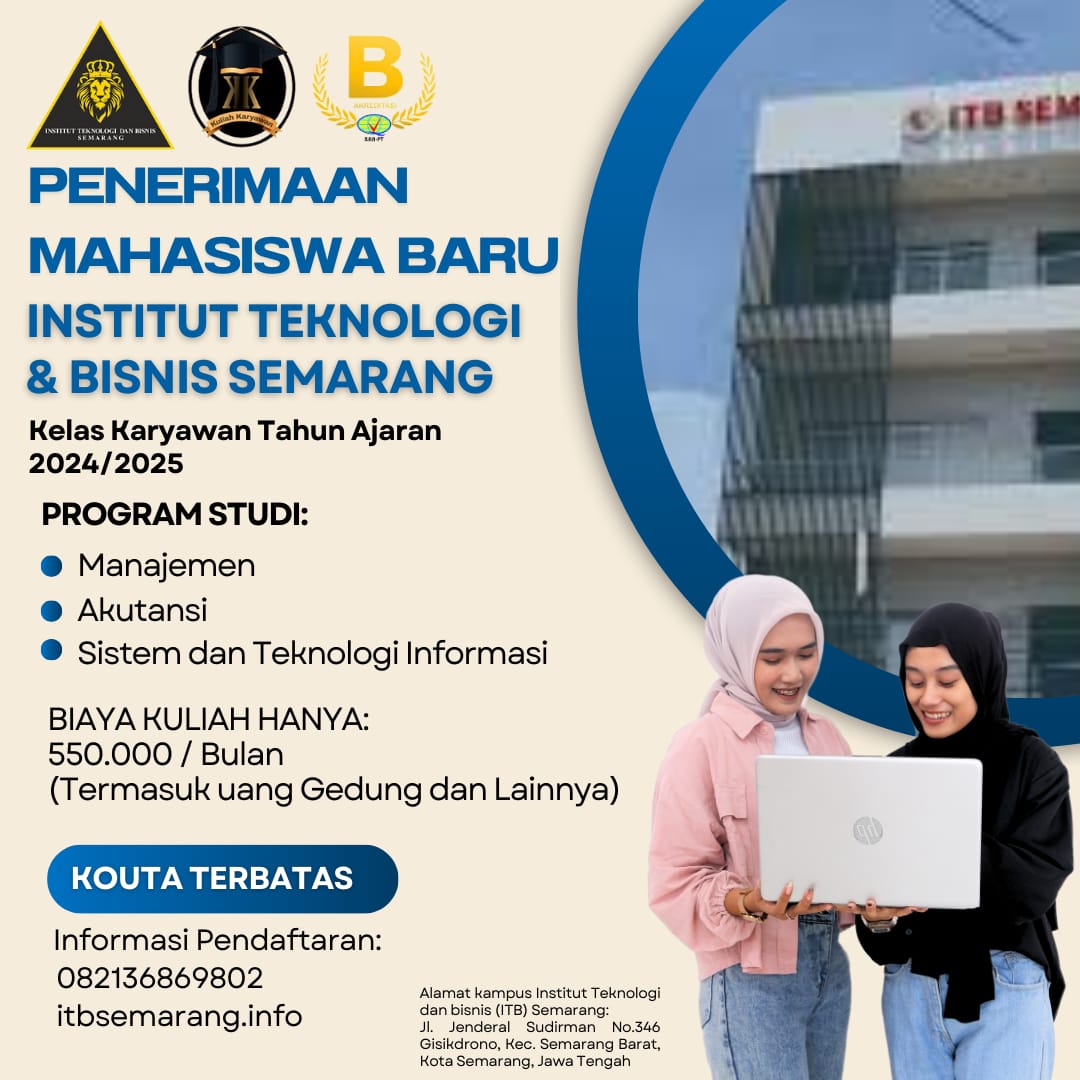 Berkas Pendaftaran Institut Teknologi dan Bisnis Semarang