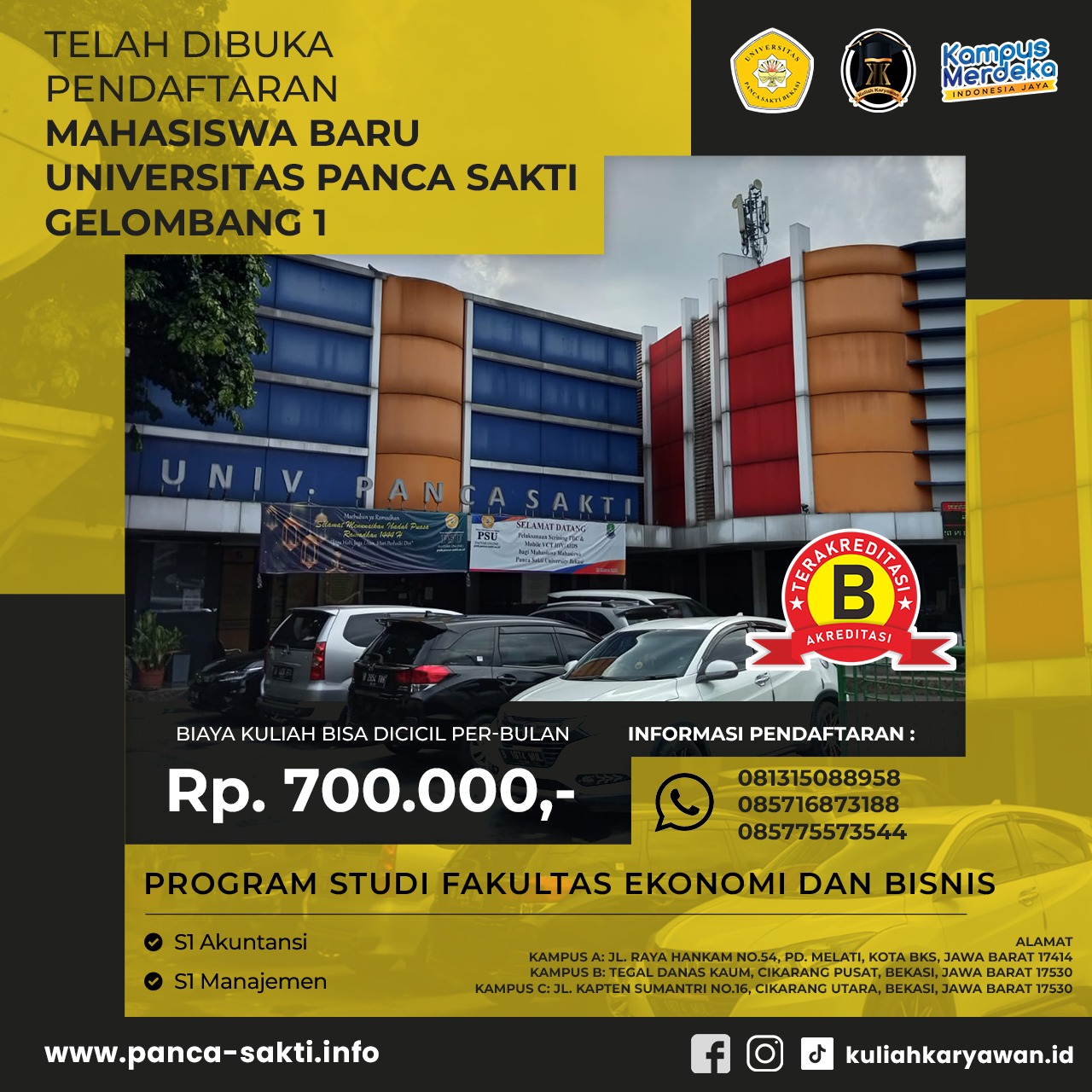 Kampus Terakreditasi Paling Murah di Cikarang