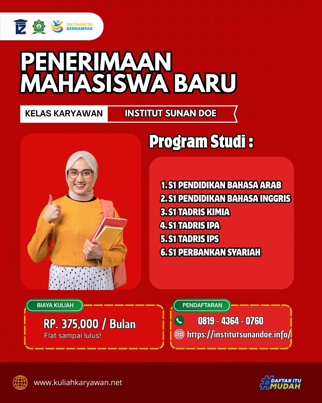 Kuliah Sambil Kerja dengan Biaya Terjangkau di Institut Sunan Doe