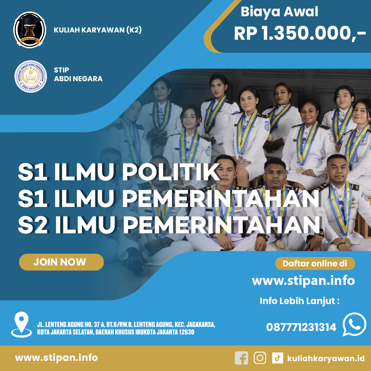 Kuliah ilmu politik di Tanjung Barat