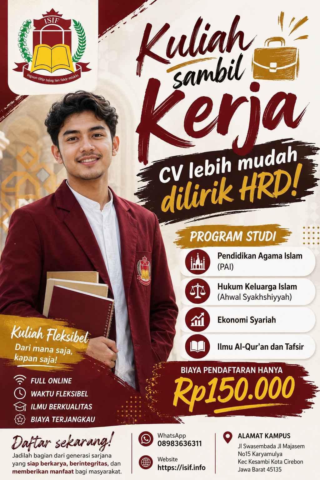Kuliah sambal Kerja CV lebih mudah dilirik HRD