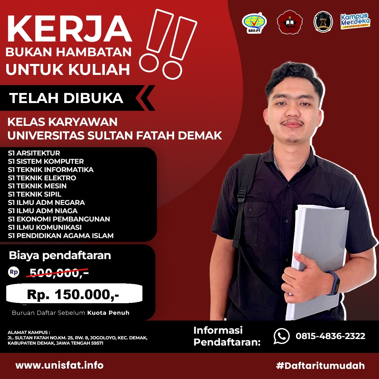 Kuliah Sambil Kerja Di Kampus UNISFAT Demak