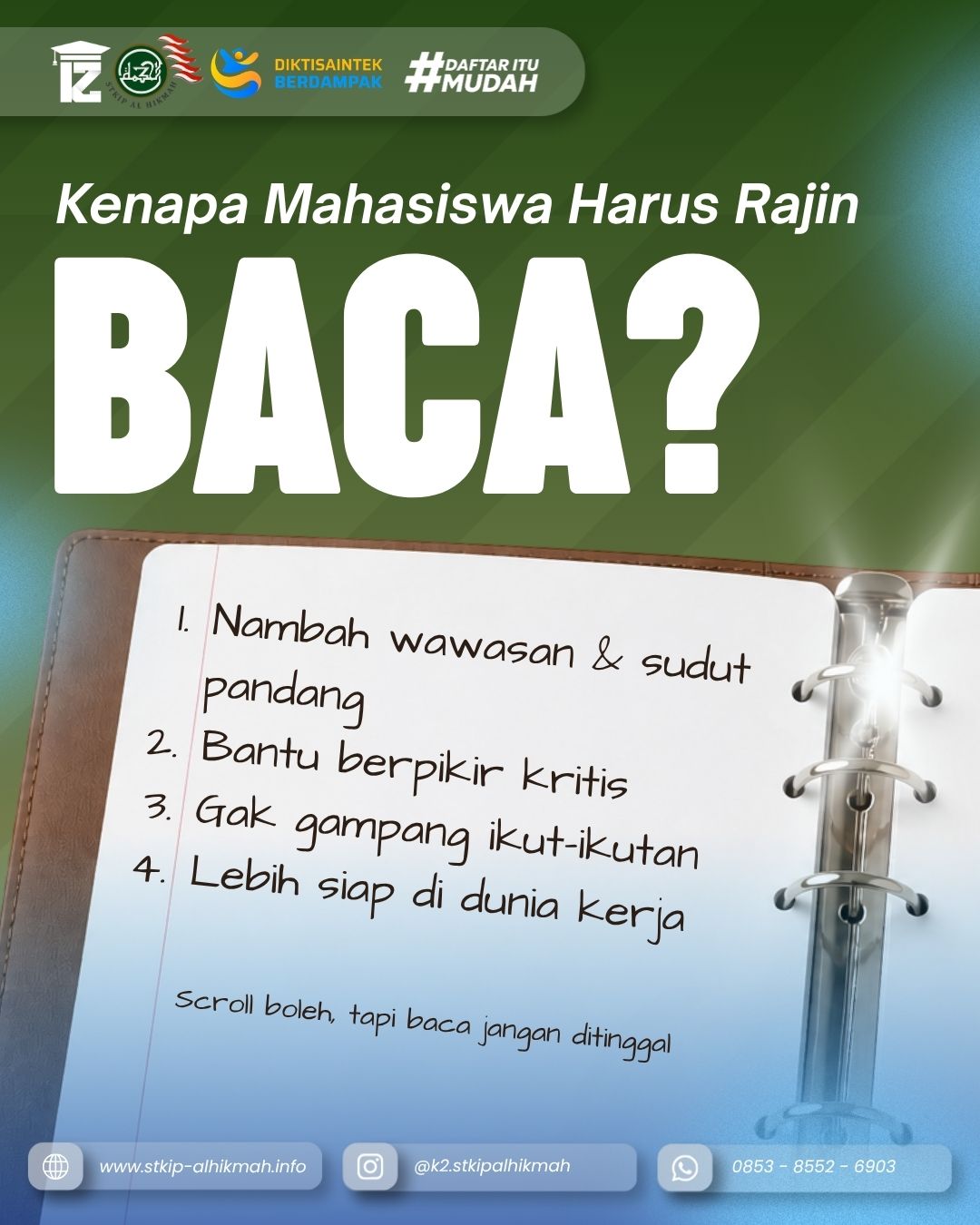 Kampus S1 Full Online Terbaik Surabaya Lulus 2 Tahun Dan SPP 600rb Di STKIP Al Hikmah