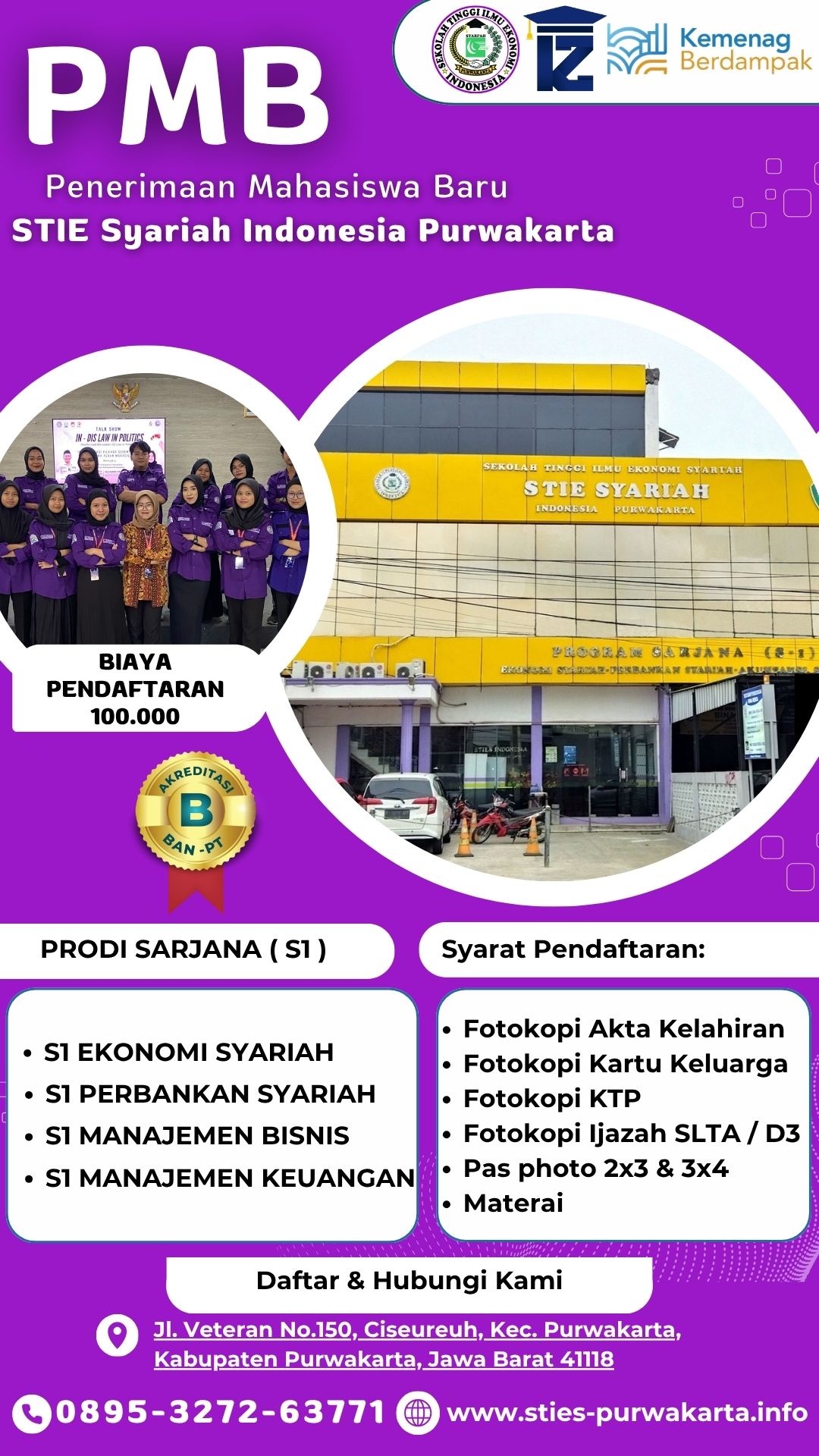 Pendaftaran Perguruan Tinggi STIES Indonesia Purwakarta