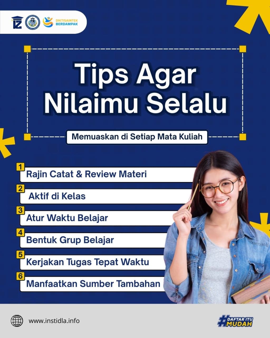Tips Agar Nilaimu Selalu Memuaskan Disetiap Mata Kuliah