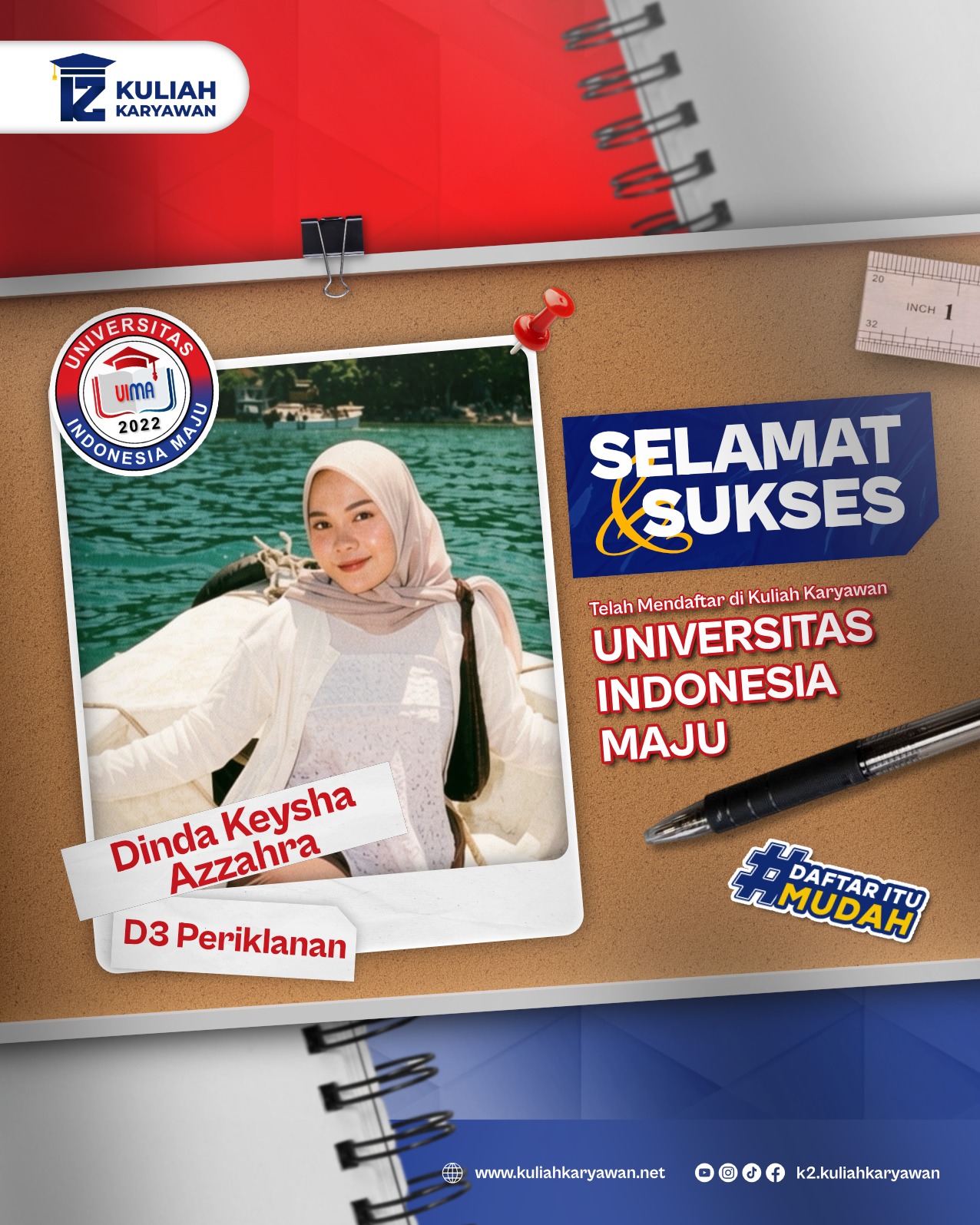Biaya Kuliah Karyawan D3 Periklanan UIMA