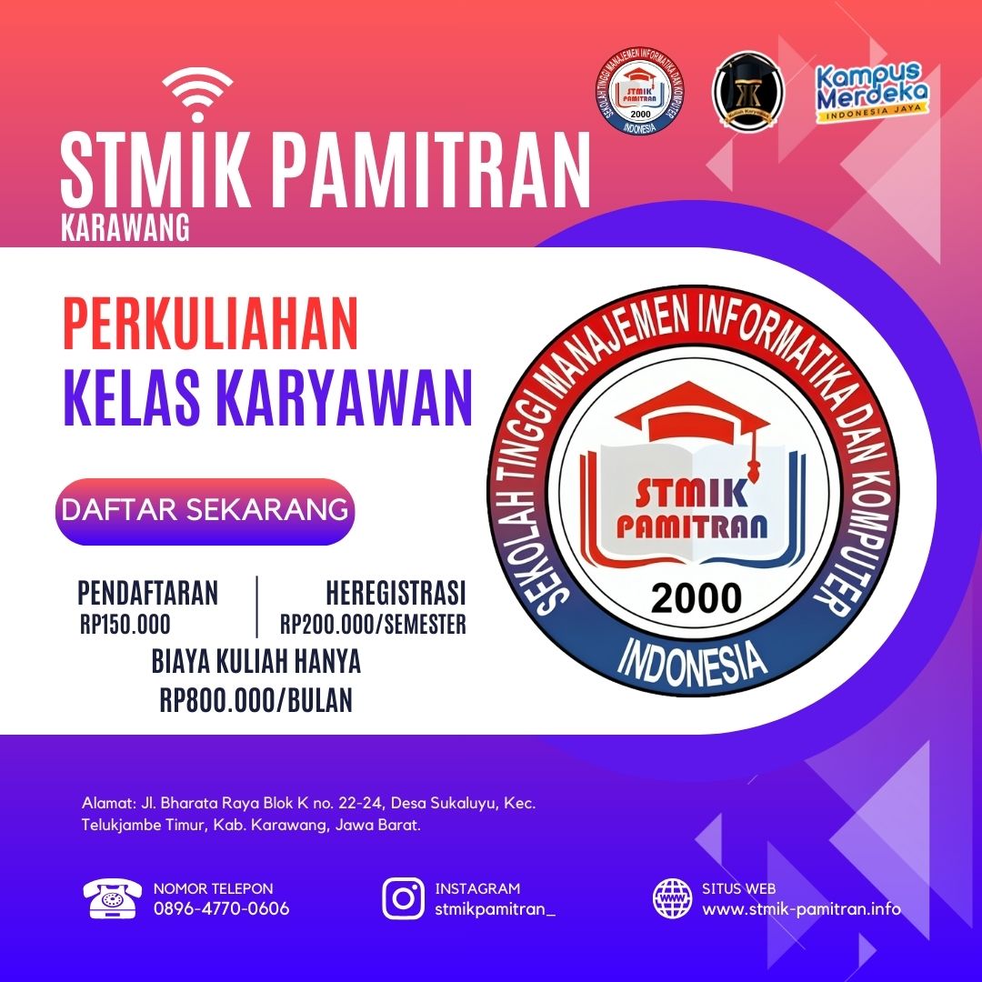 Sistem Perkuliahan Kelas Karyawan STMIIK Pamitran Karawang