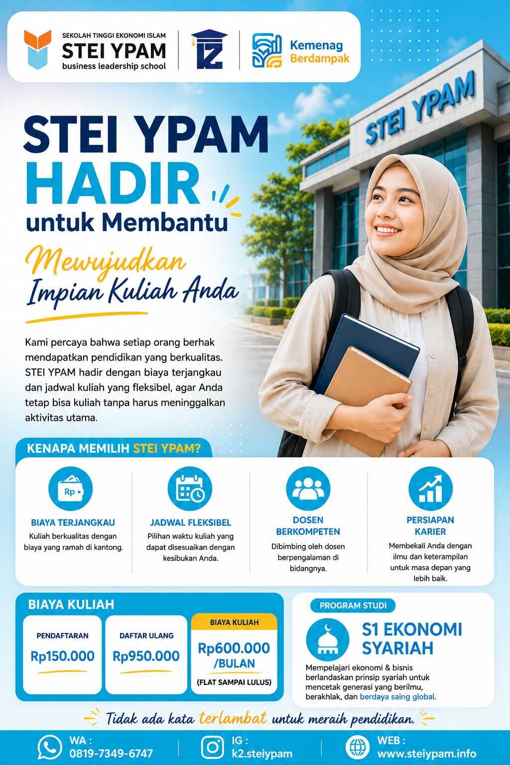 STEI YPAM Hadir untuk Membantu Mewujudkan Impian Kamu 