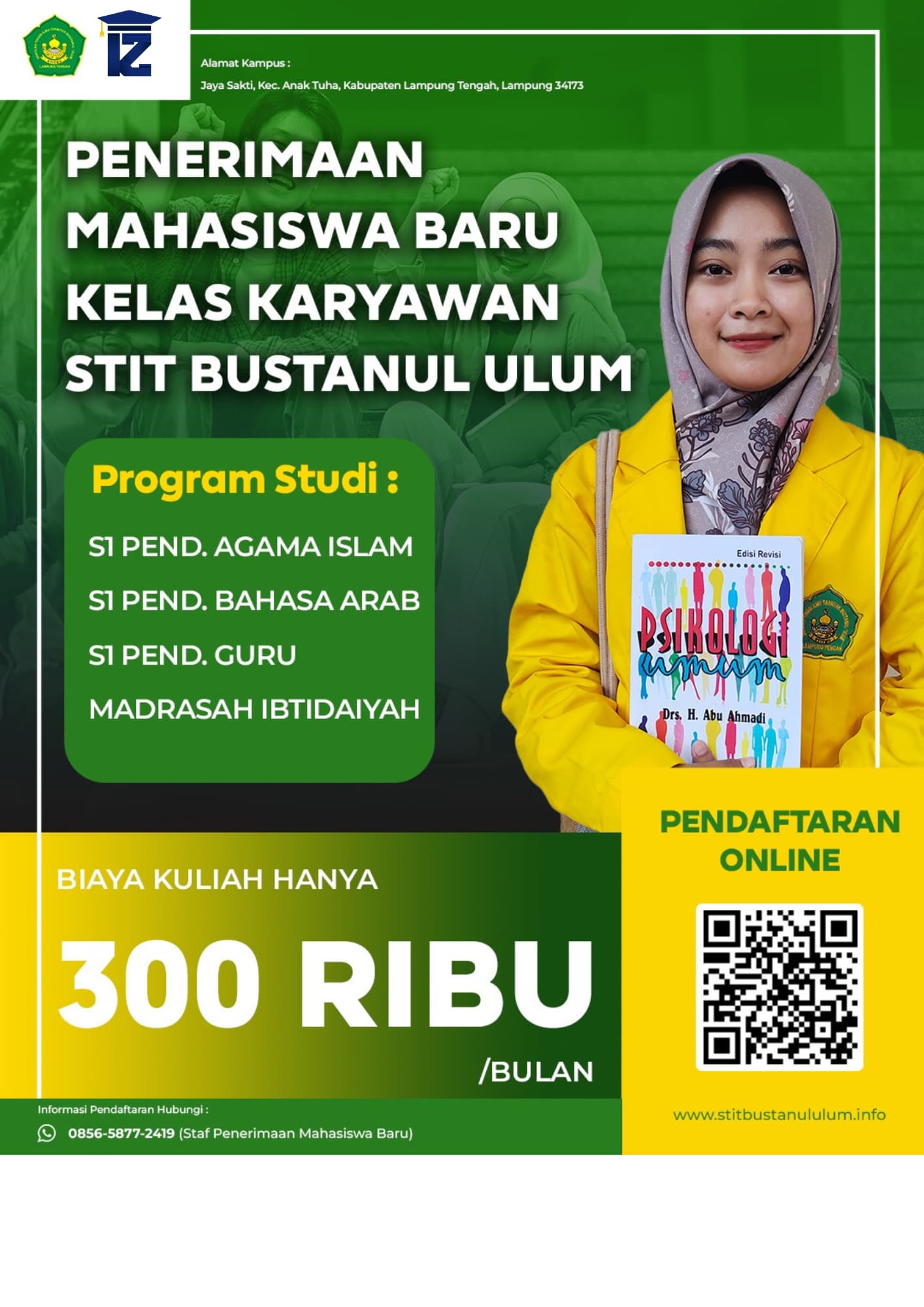 Kuliah Dengan Biaya Terjangkau Di Kampus STIT Bustanul Ulum Lampung Tengah