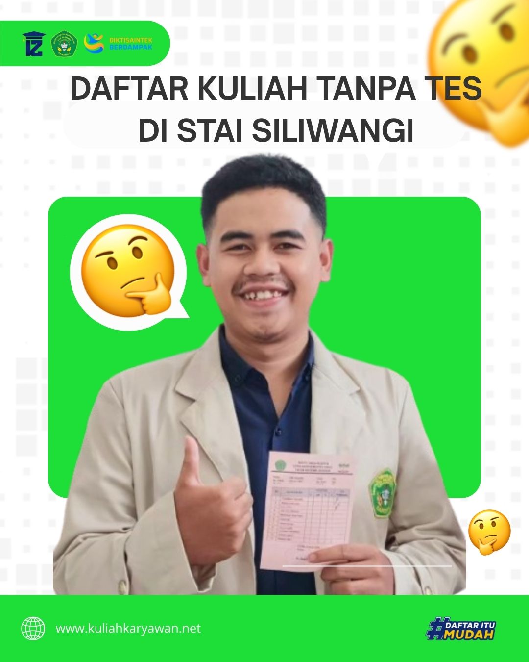 Kuliah Tanpa Tes di STAI Siliwangi Bandung