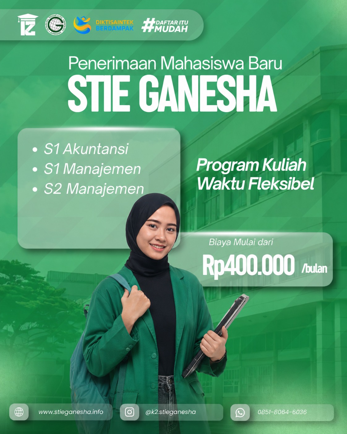 Kuliah S1 Manajemen Biaya Terjangkau di Tangsel STIE Ganesha