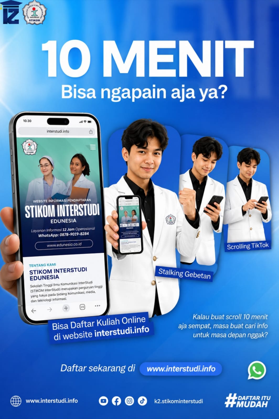 Daftar Kuliah Online Kini Semakin Mudah di STIKOM InterStudi