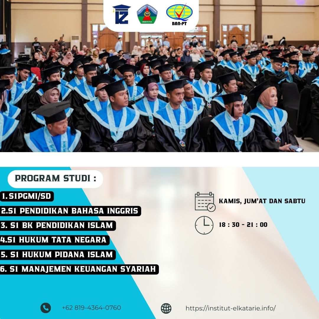 Kuliah Jurusan  S1 Hukum hanya Rp350rb PerBulan di Institut ElKatarie