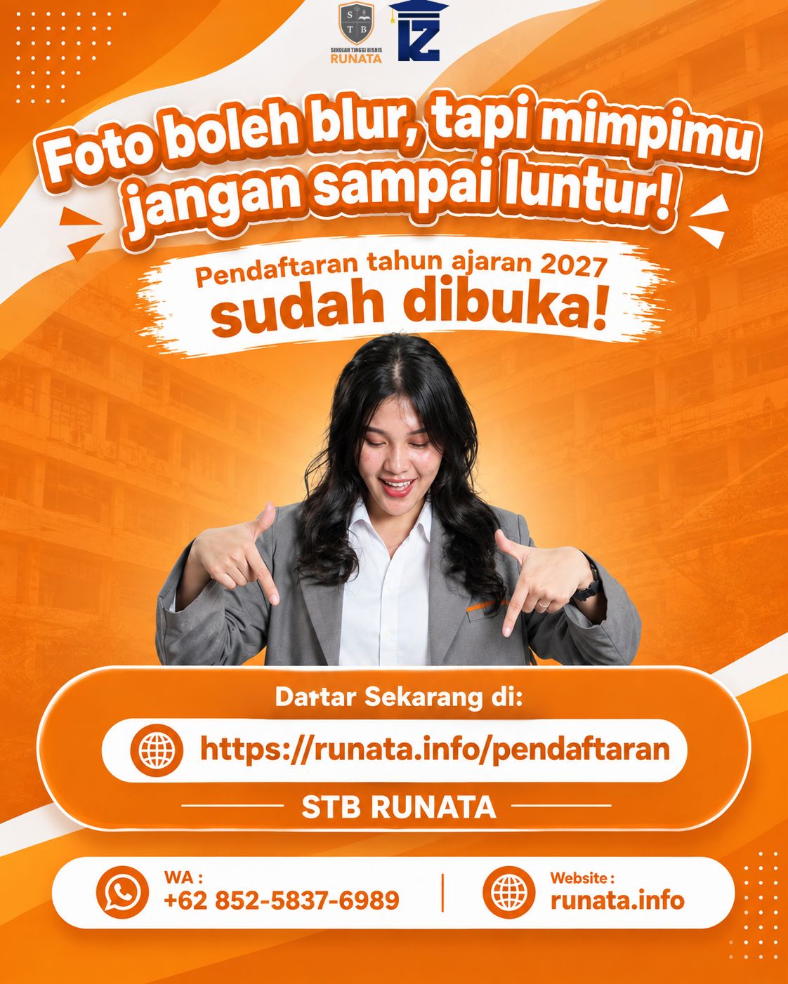 Pendaftaran Kuliah TA 2027 di STB Runata