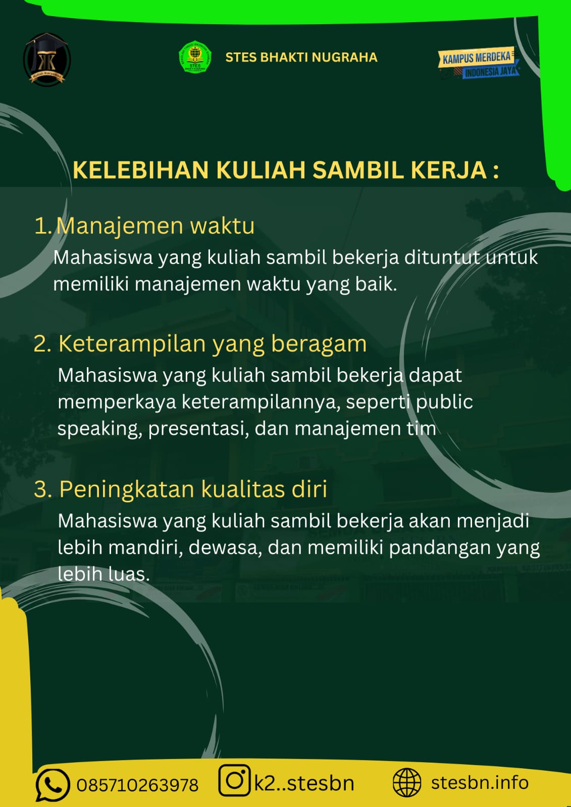 KUliah Sambil Kerja 