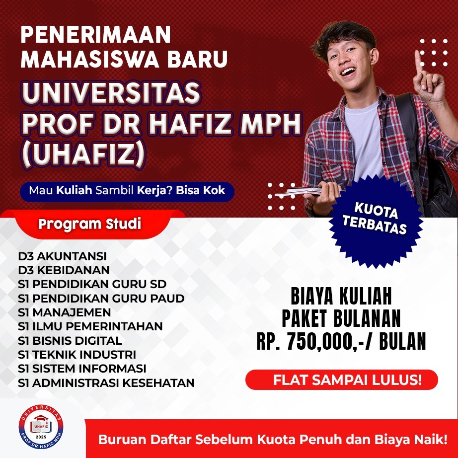 Kuliah dengan jadwal fleksibel biaya terjangkau di Universitas Hafiz
