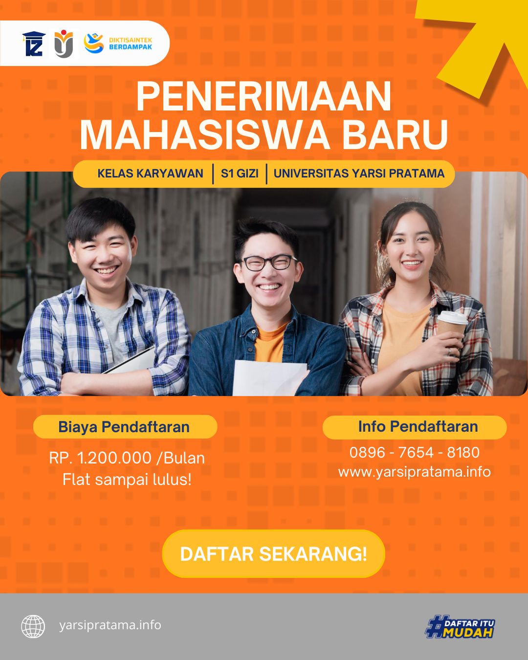 Kuliah Fleksibel Jurusan S1 Gizi Di Universitas Yarsi Pratama