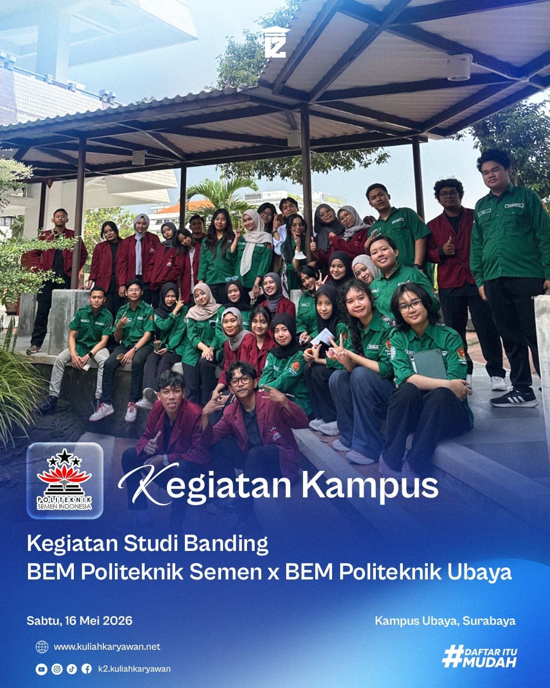 Kolaborasi BEM POLTEKSI X BEM UBAYA
