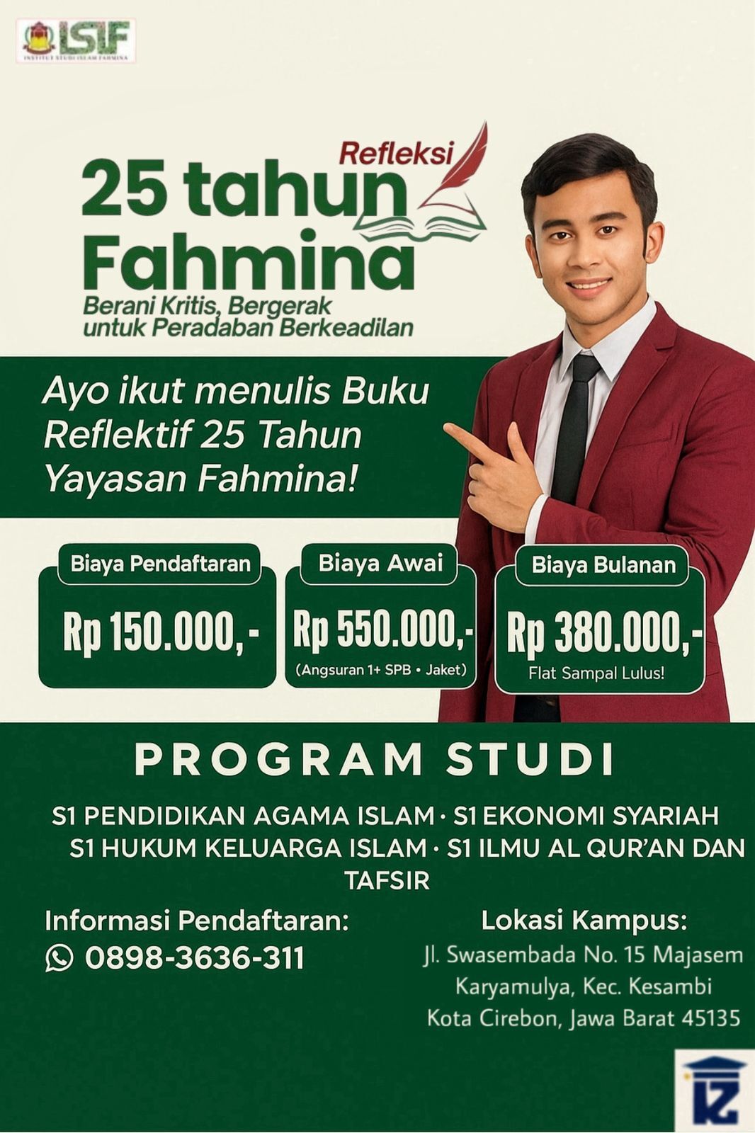 Refleksi 25 Tahun Yayasan Fahmina dan Kesempatan Kuliah di ISIF: Ruang Intelektual dan Berkeadilan