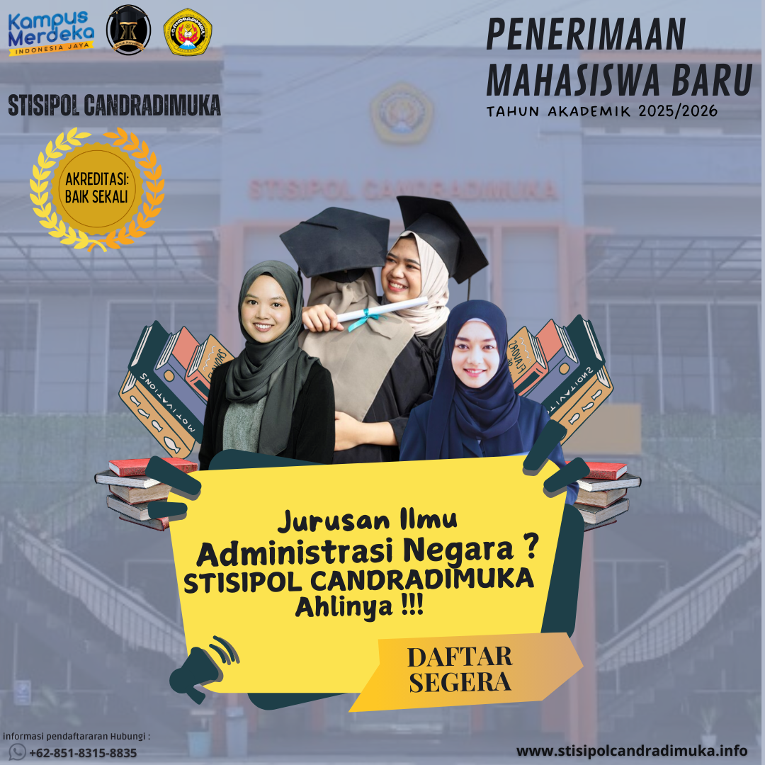 Penerimaan Mahasiswa Baru K2 di STISIPOL Candradimuka Palembang