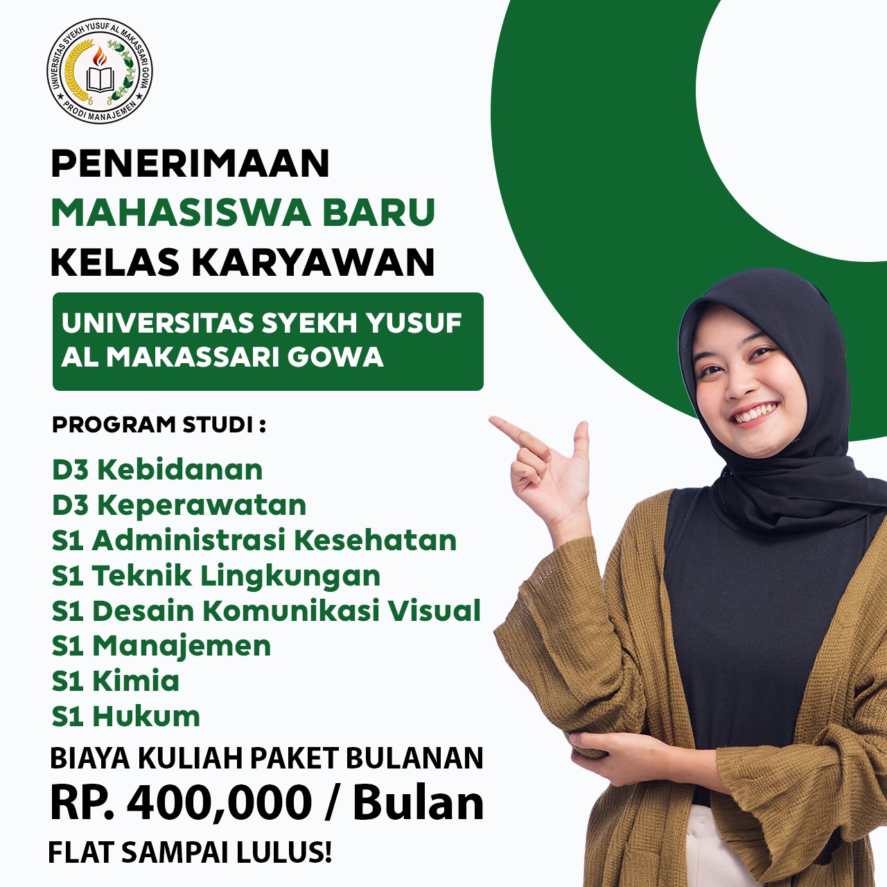 Kelas Karyawan Universitas Syekh Yusuf Al Makassari Gowa