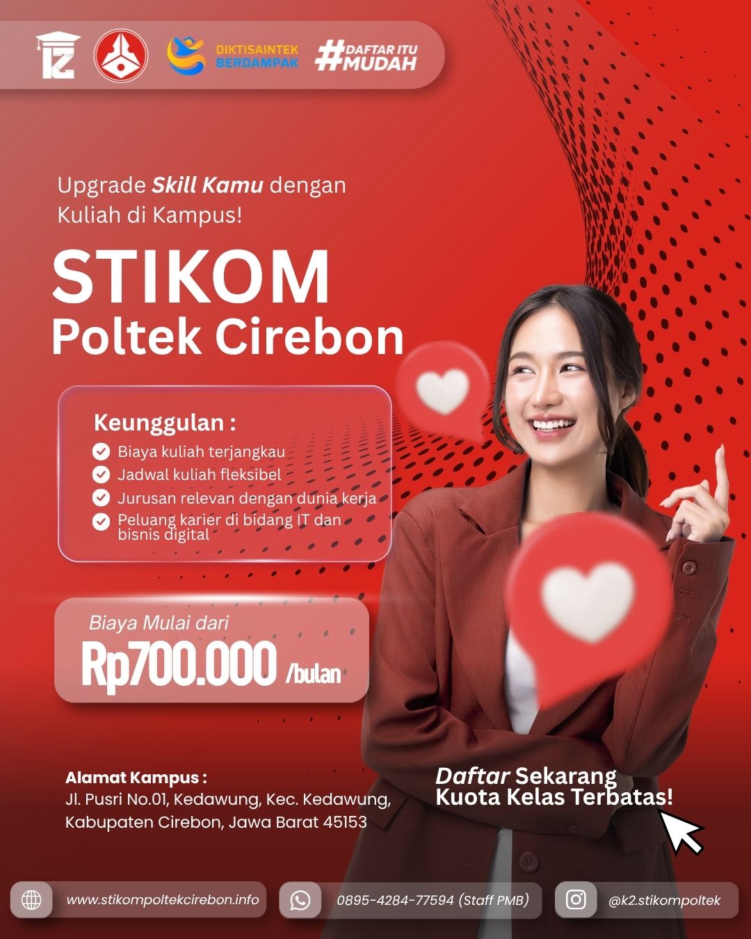 Upgrade Skill Kamu dengan kuliah di STIKOM Poltek Cirebon