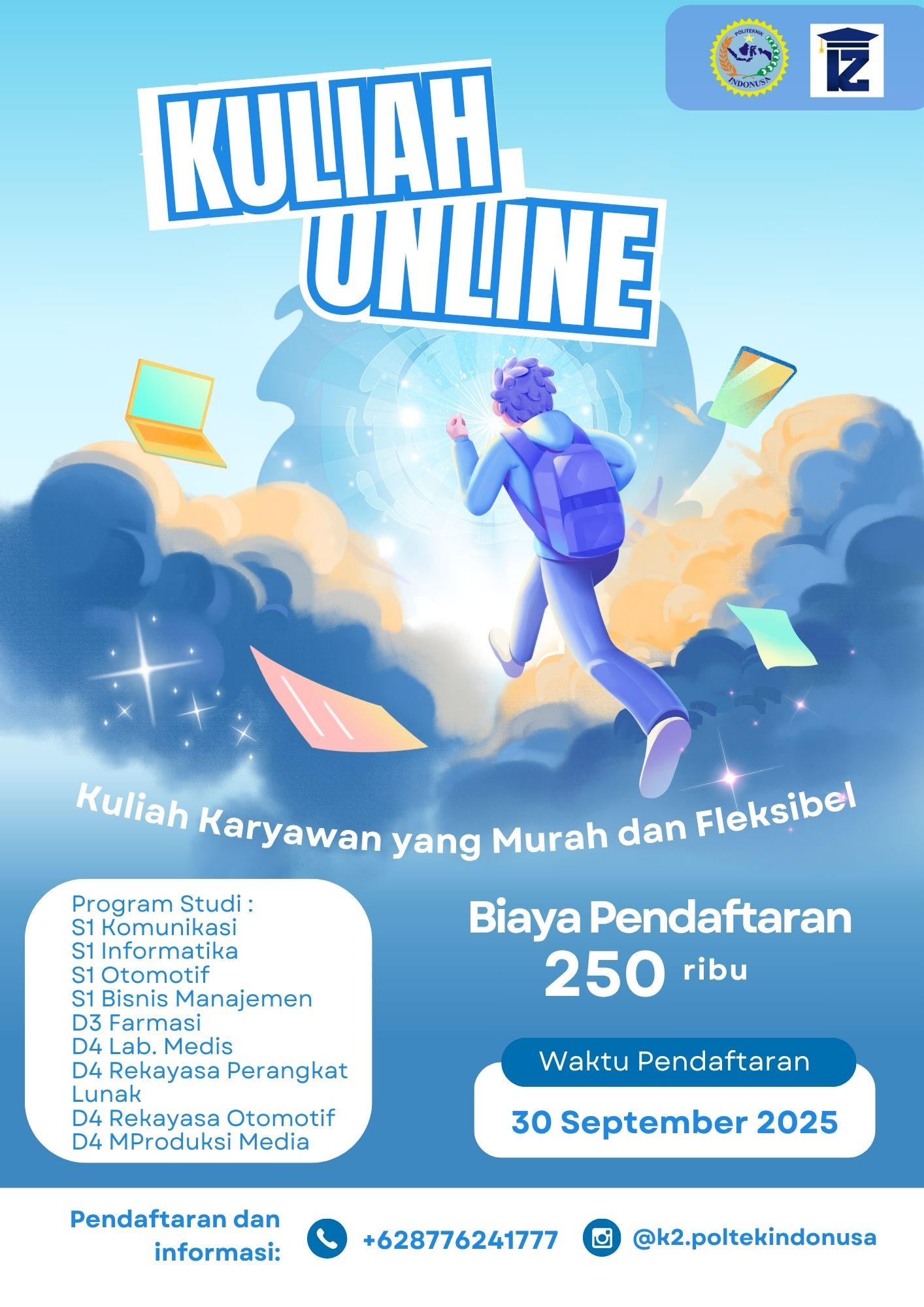 Program Studi Politeknik Indonusa Surakarta Kelas Karyawan