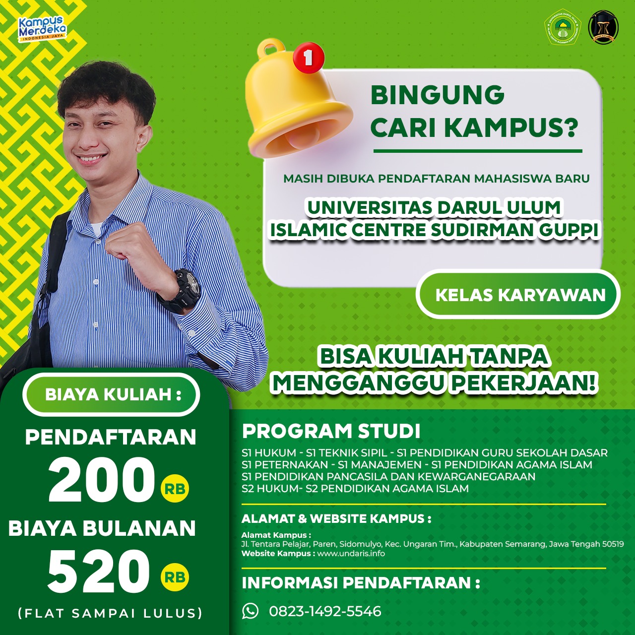 Kuliah Sambil Kerja BIsa