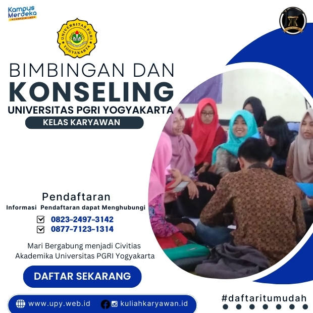 Biaya Kuliah S1 Jurusan Bimbingan dan Koseling Universitas PGRI Yogyakarta UPY