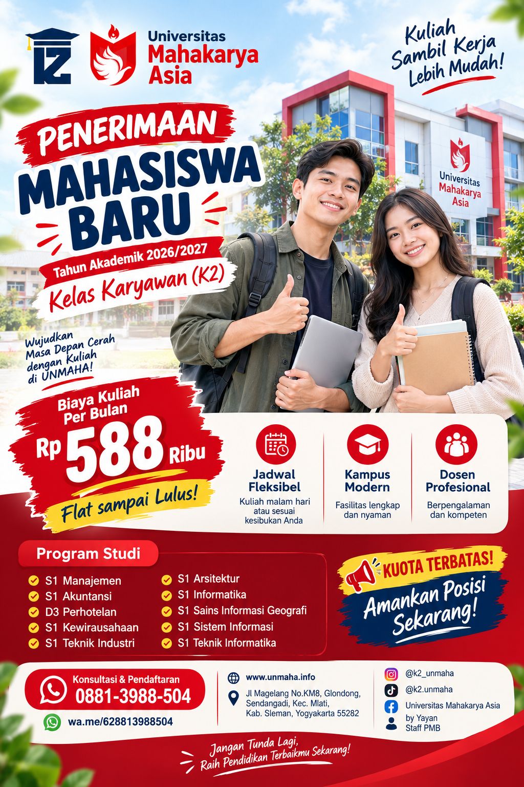 Solusi Tepat Raih Gelar Sarjana di Tengah Kesibukan Kerja di Kuliah Karyawan K2 Universitas Mahakary