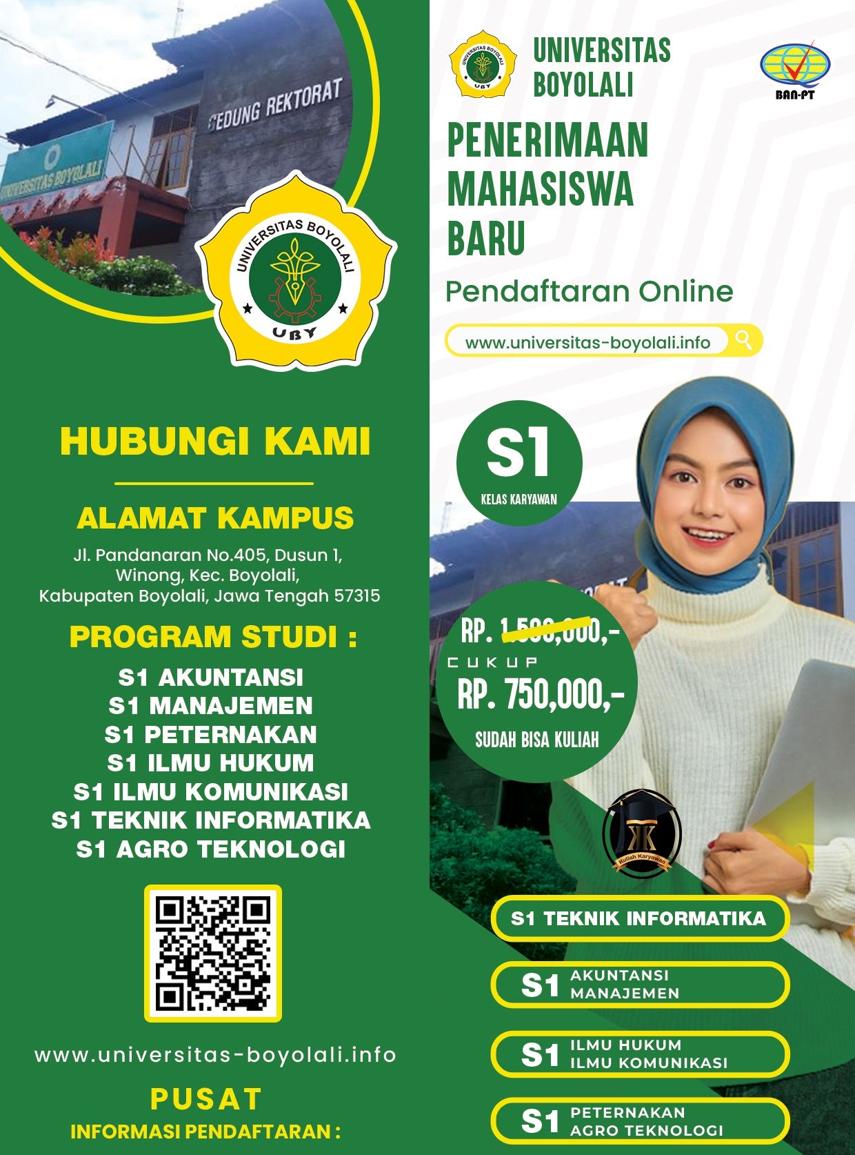 Kuliah Kelas Karyawan Kampus Universitas Boyolali