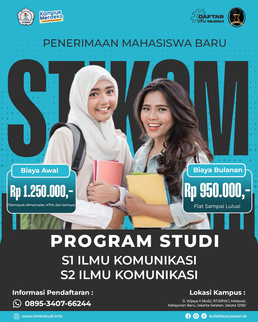 Kuliah Biaya Terjangkau di Kelas Karyawan STIKOM InterStudi