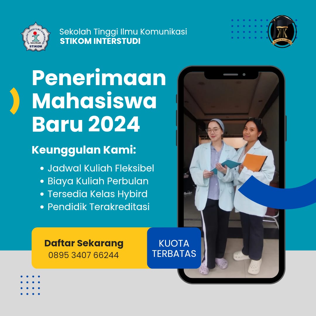 Penerimaan Mahasiswa Baru Kelas Karyawan STIKOM InterStudi 