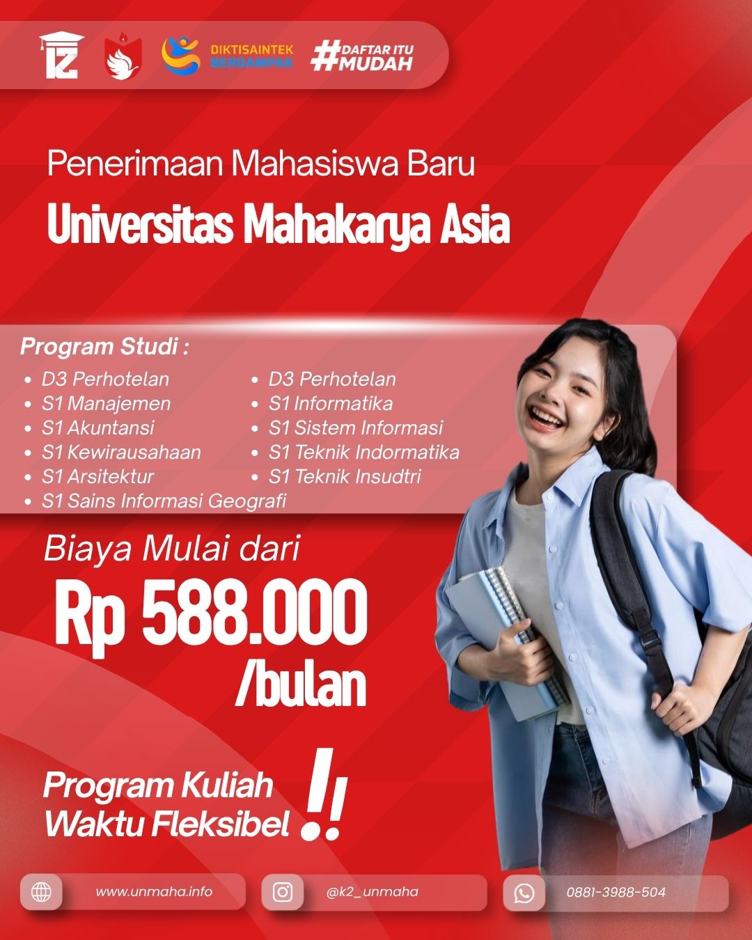 Kuliah Karyawan K2 Universitas Mahakarya Asia untuk Profesional Muda