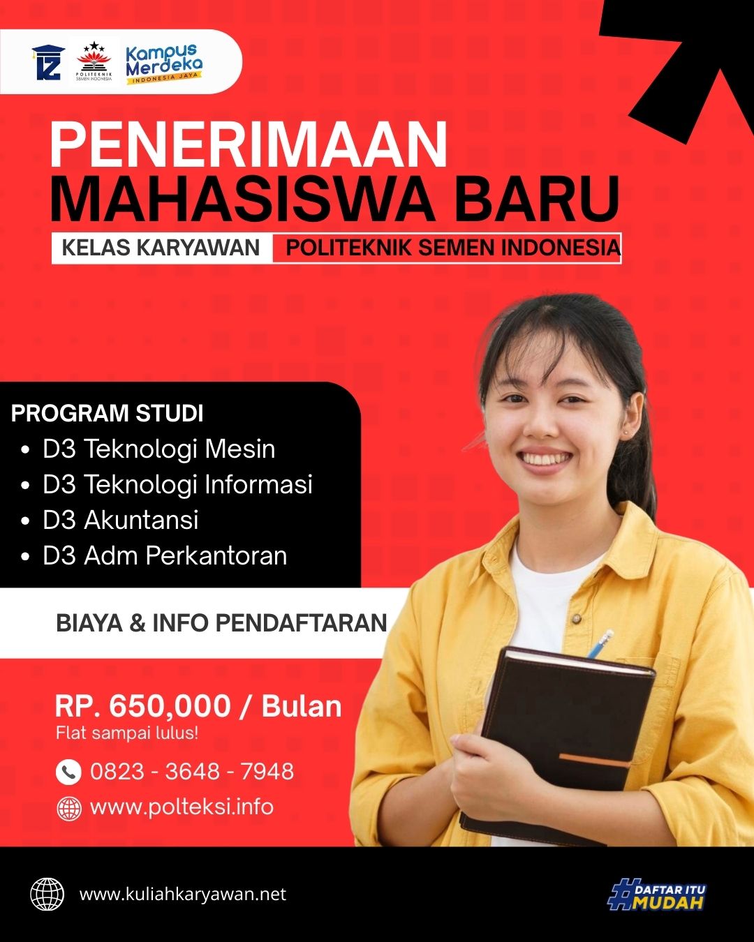 Politeknik Semen Indonesia: Tersedia Jalur Kelas Karyawan