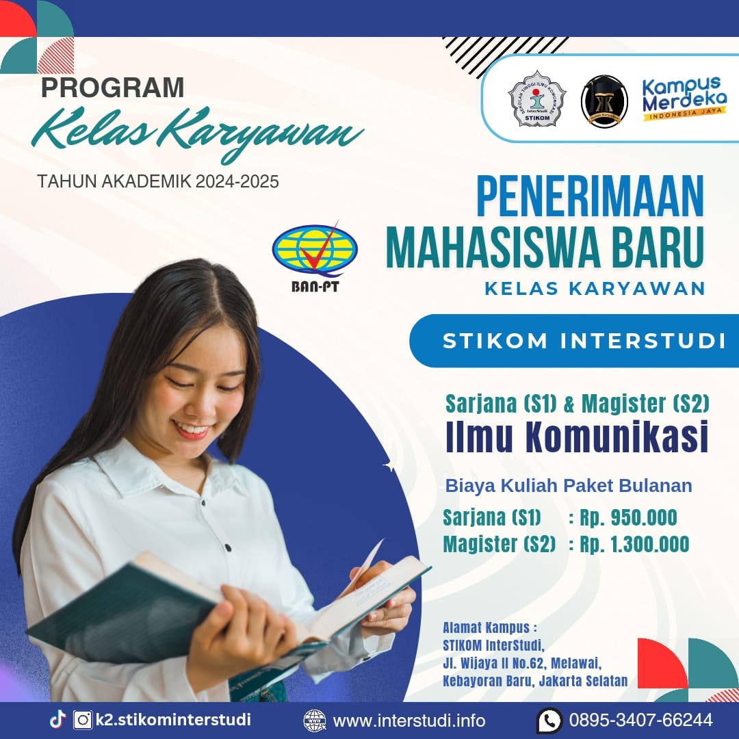 Kuliah Sambil Kerja Raih Gelar Sarjana dan Magister di Kelas Karyawan STIKOM InterStudi