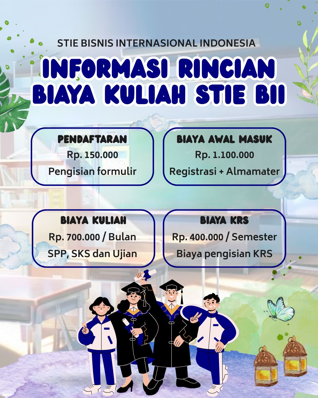 Kuliah Kelas Karyawan Hanya 700 ribu Perbulan di STIE BII