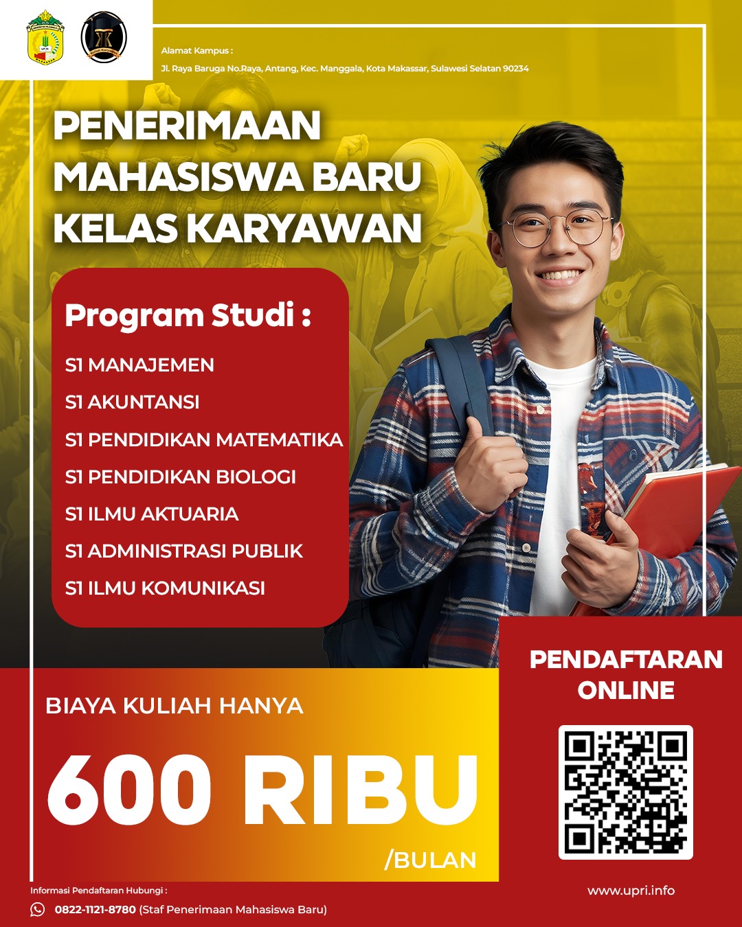 Kuliah Jurusan S1 Pendidikan Matematika Kampus UPRI Makassar