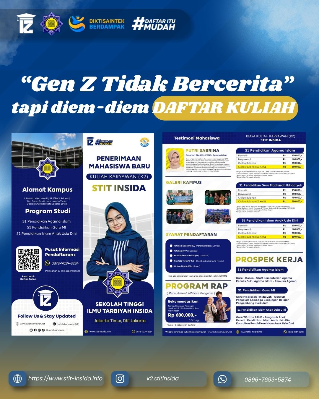 Gen Z Tidak Bercerita Tapi Diam Daftar di STIT INSIDA 