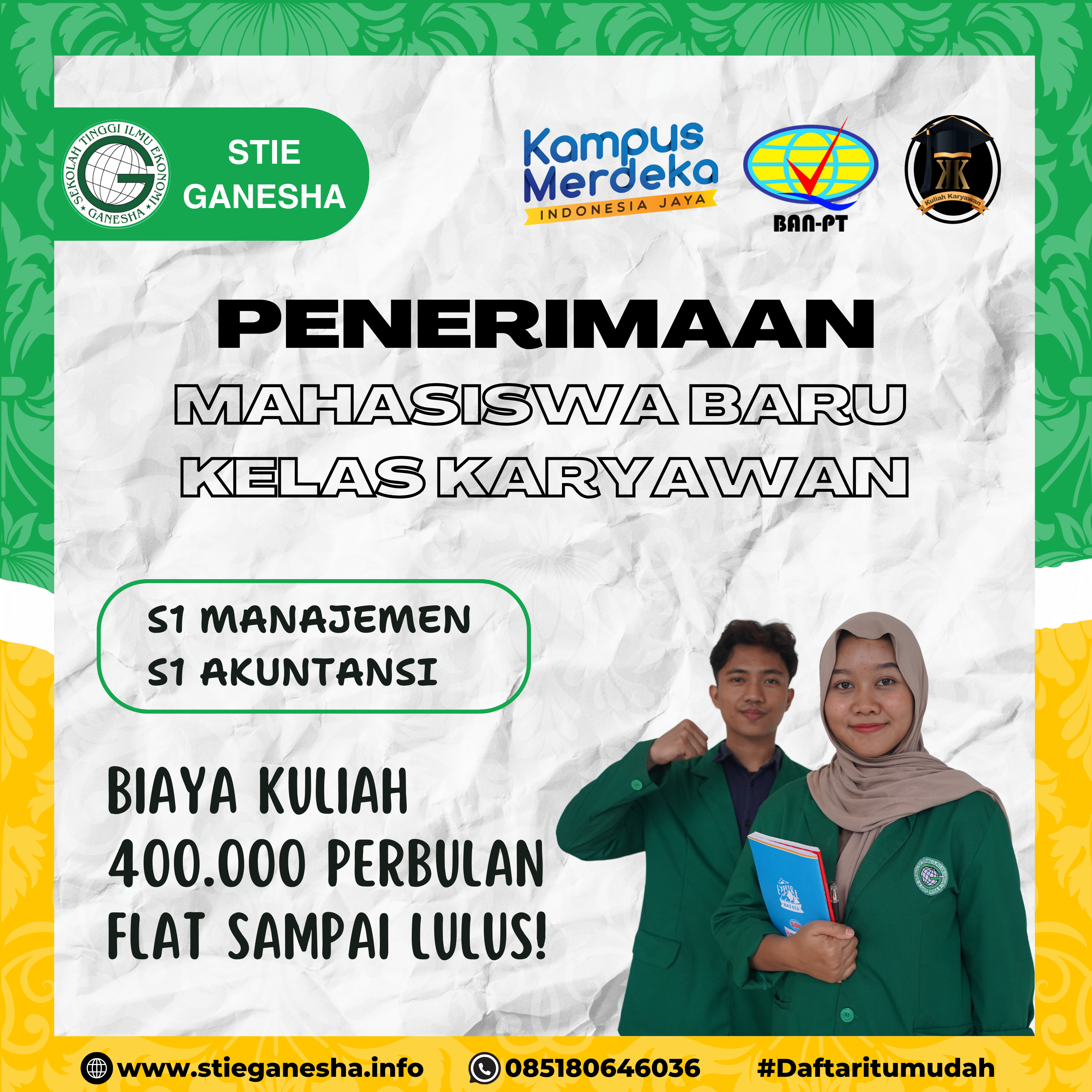 Mengasah Karier di Kampus K2  STIE Ganesha