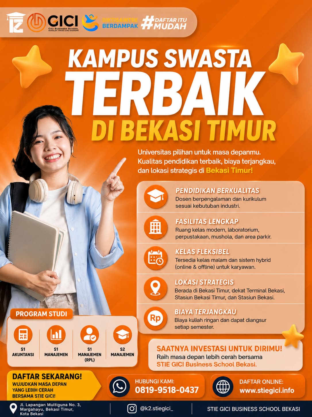 Kampus Swasta Terbaik di Bekasi Timur