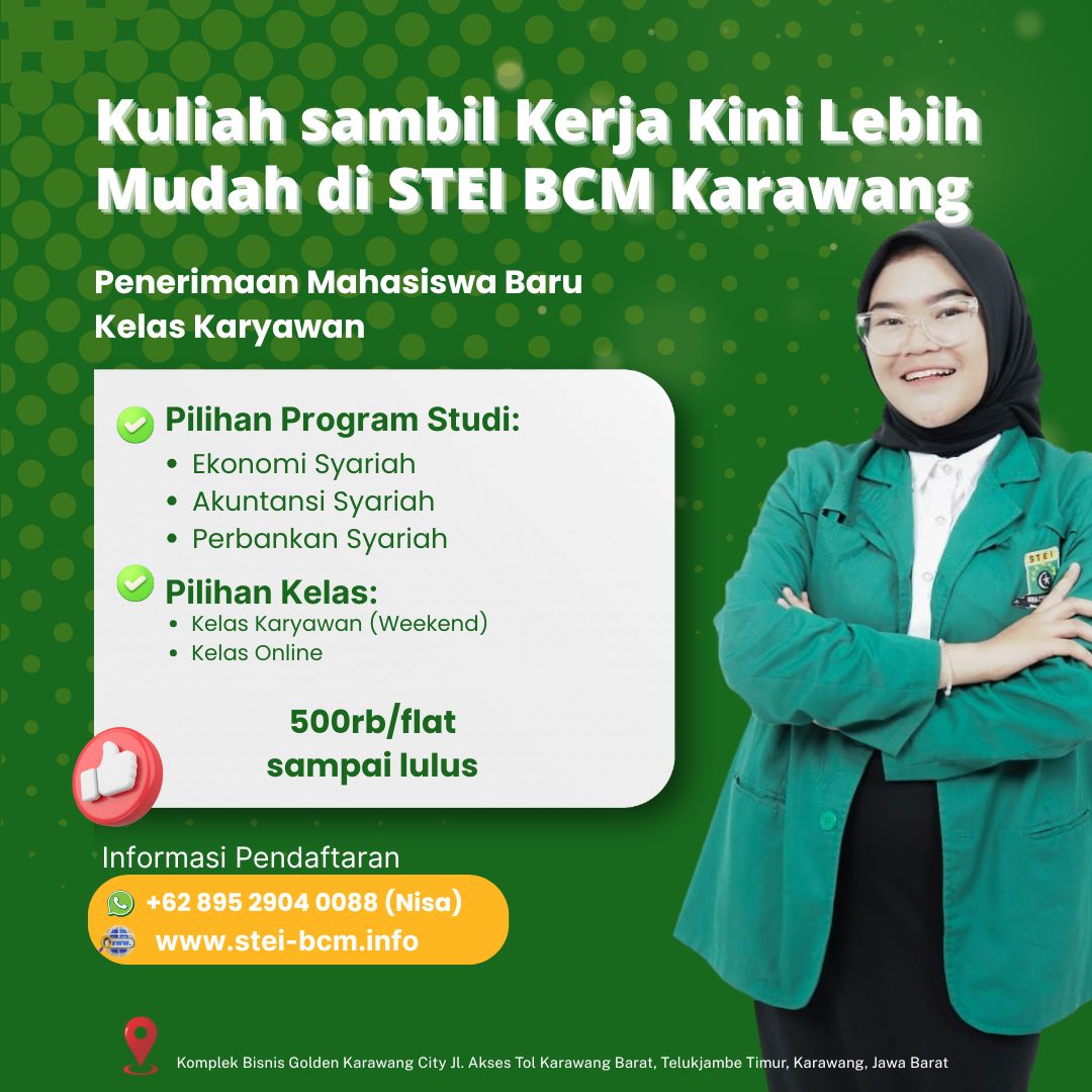 Kuliah Sambil Kerja Kini Lebih Mudah di STEI BCM Karawang