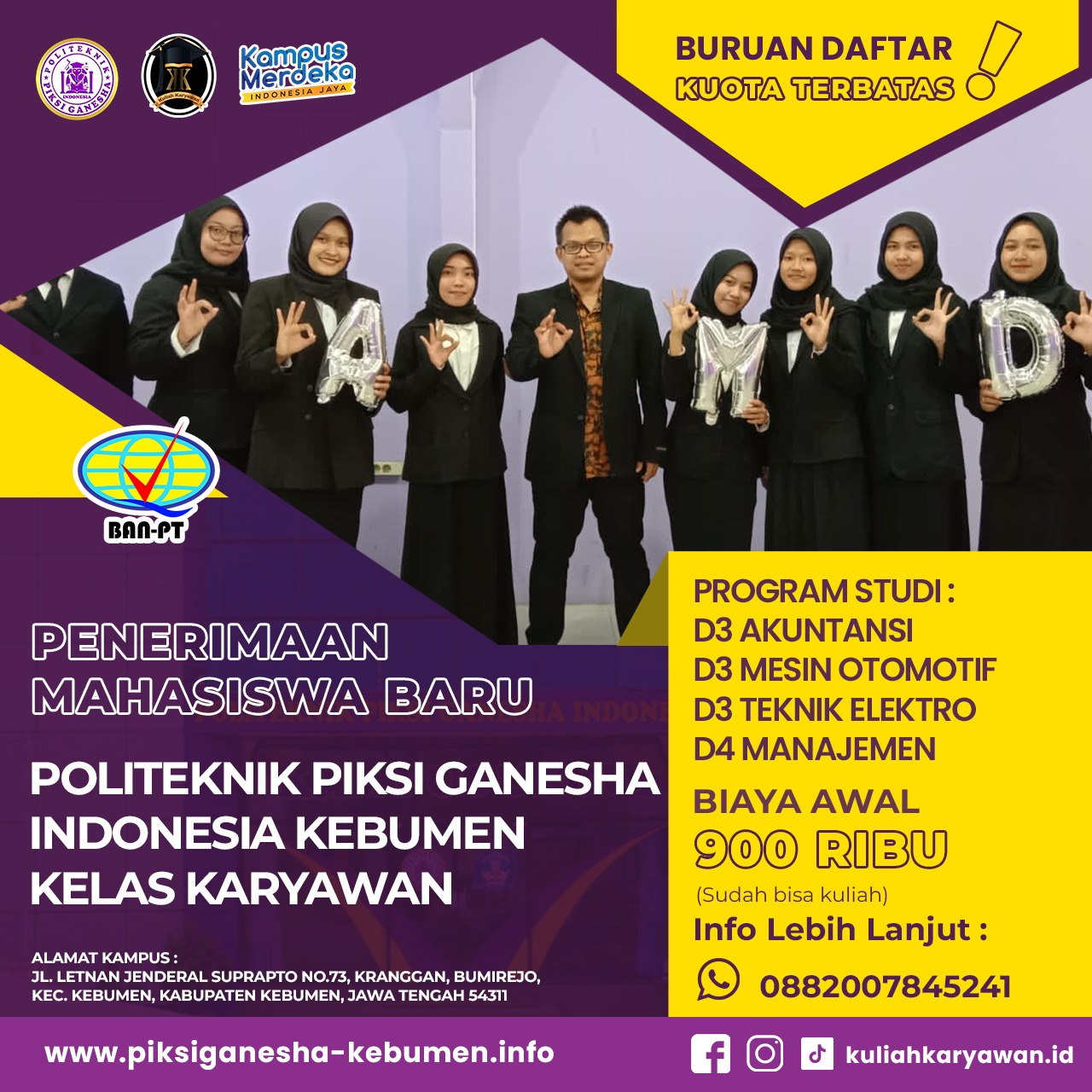 Kuliah Hybrid Jurusan Teknik Mesin Otomotif di Kebumen