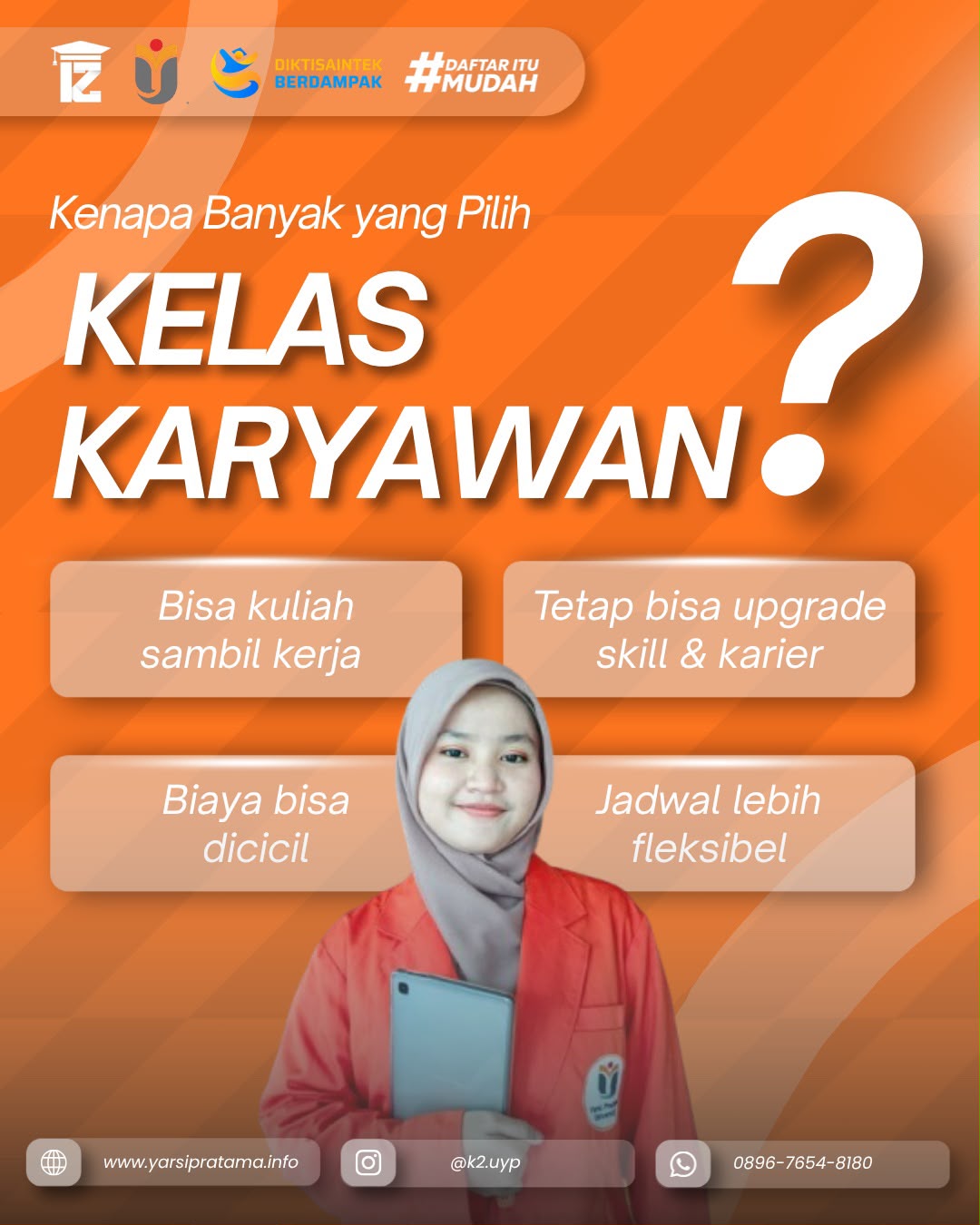 Kuliah Sambil Kerja Dengan Jadwal Fleksibel di Universitas Yarsi Pratama Tangerang