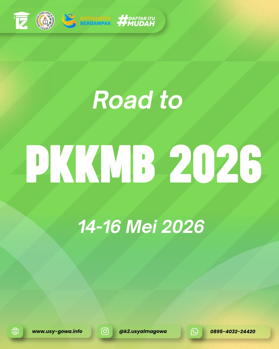 Kegiatan PKKMB 2026 Universitas Syekh Yusuf Al Makassari Gowa